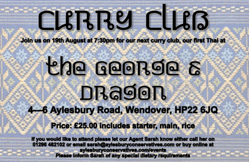 Curry Club Info