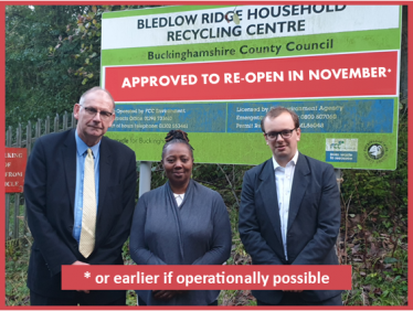 Bledlow re-opening 