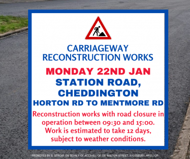 Station Road works 